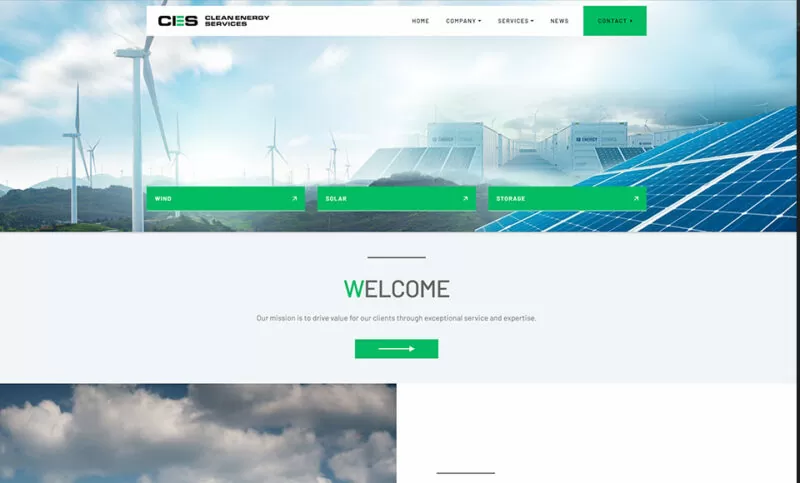 Створення сайту для Cesrenewables на Webflow Створення сайту для cesrenewables на webflow